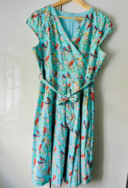 Lindy Bop Songbird Blossom Swing Dress