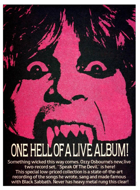 Ozzy Osbourne One Hell of a Live Album