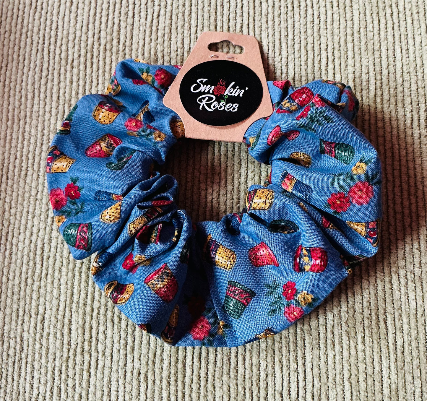 Handmade Vintage Fabric Scrunchies