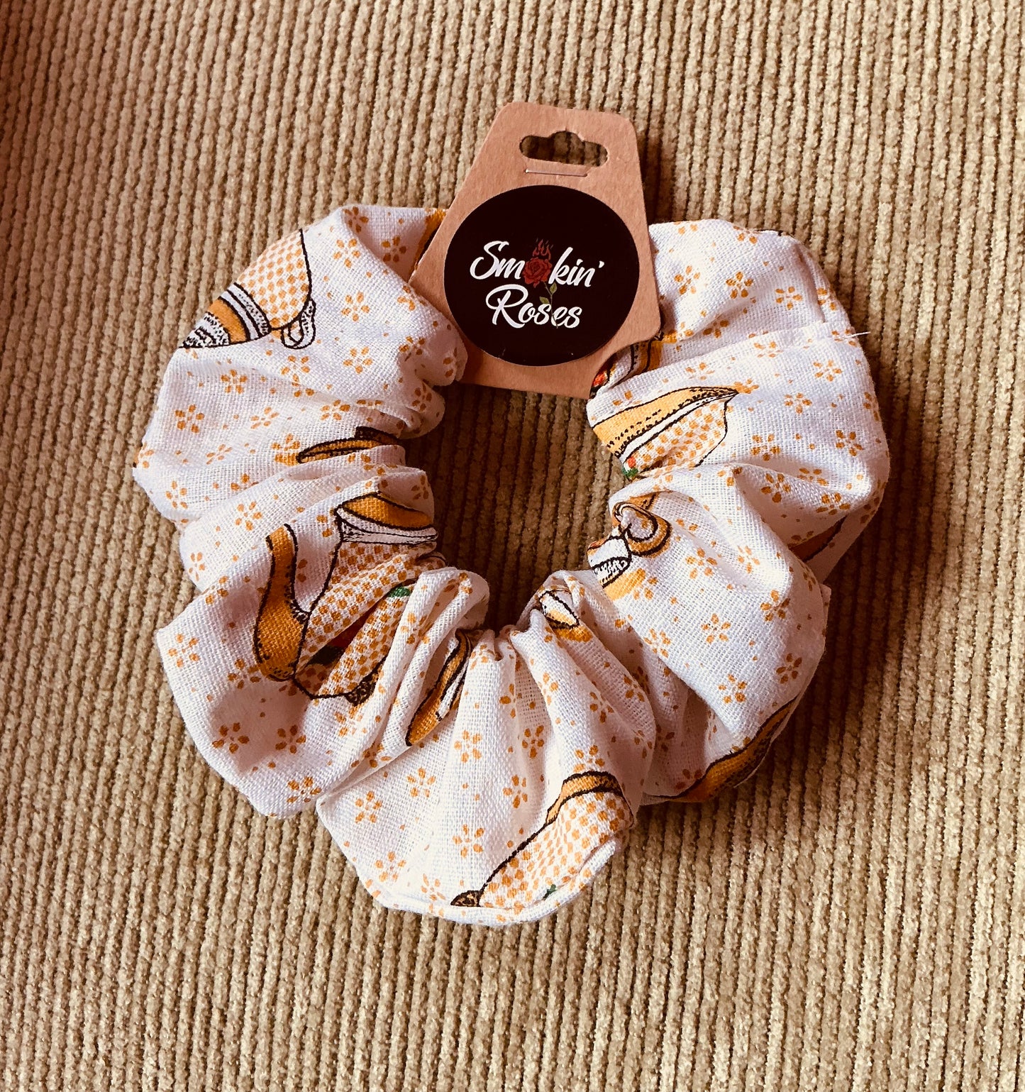 Handmade Vintage Fabric Scrunchies