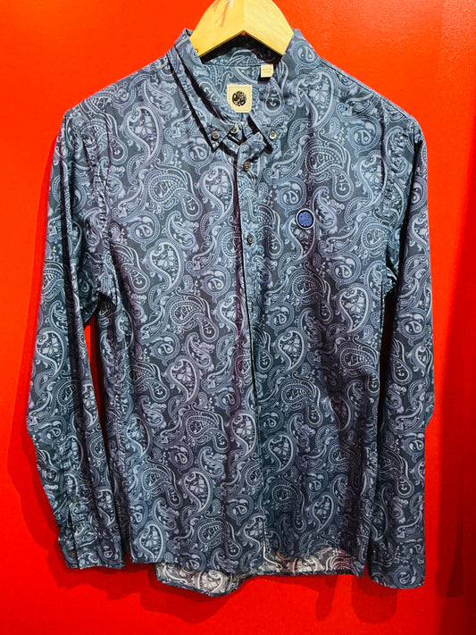 Pretty Green & Blue Paisley Shirt