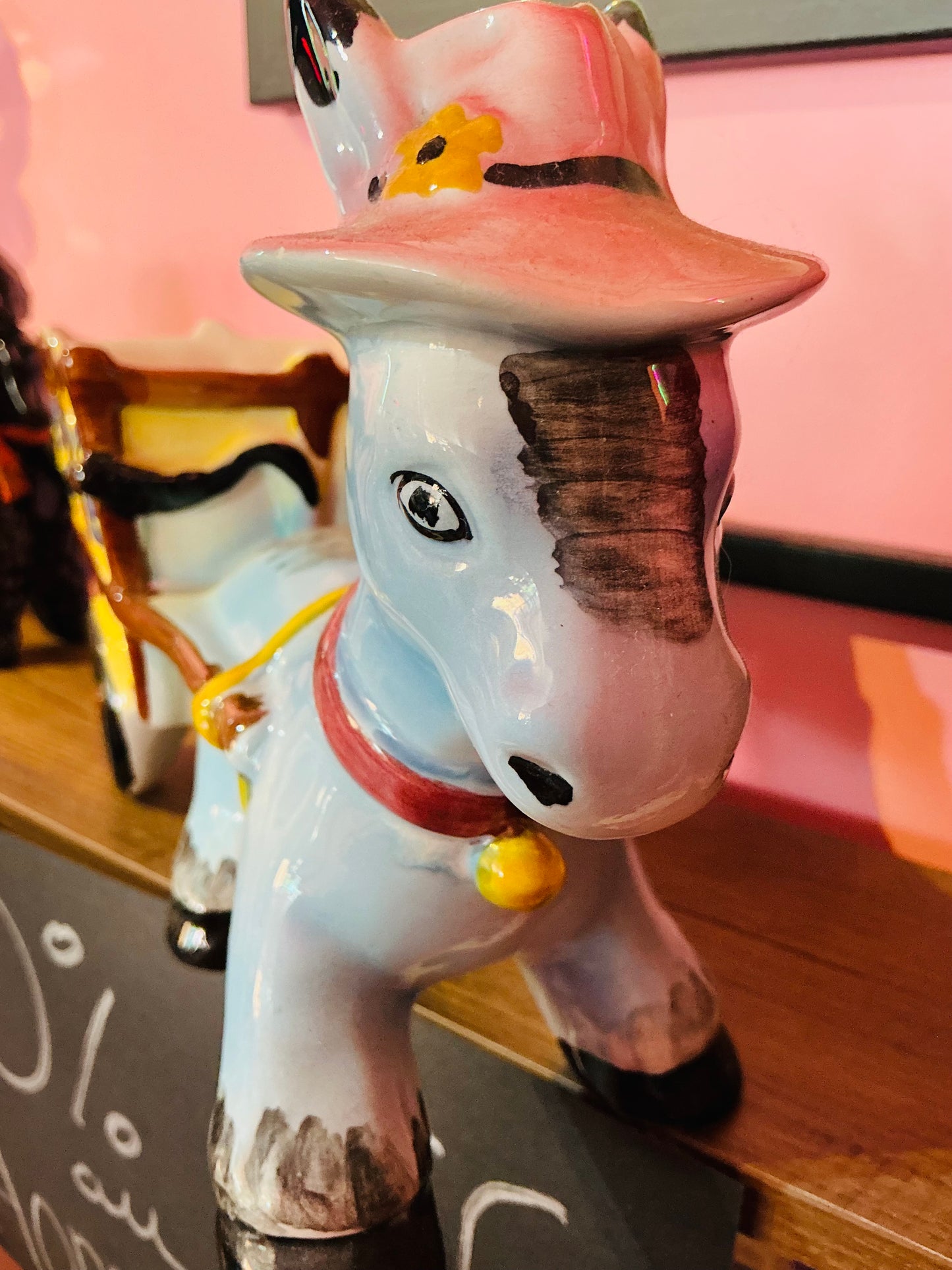1970s Vintage Donkey Planter