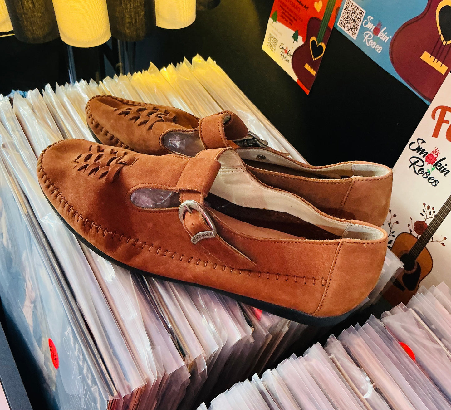 1990s Vintage Brown Suede Hush Puppies