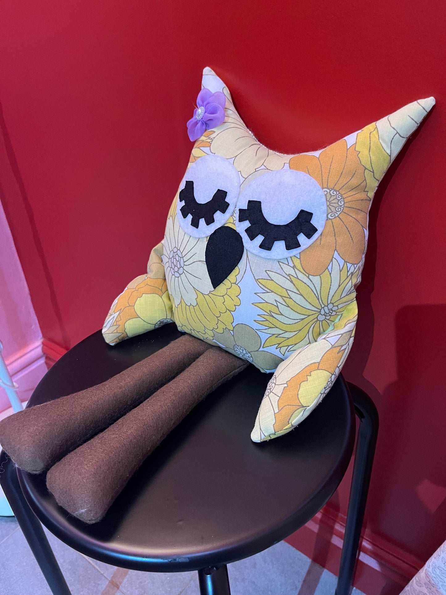 Handmade Owl Cushion