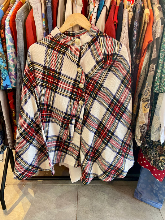 Tartan Poncho