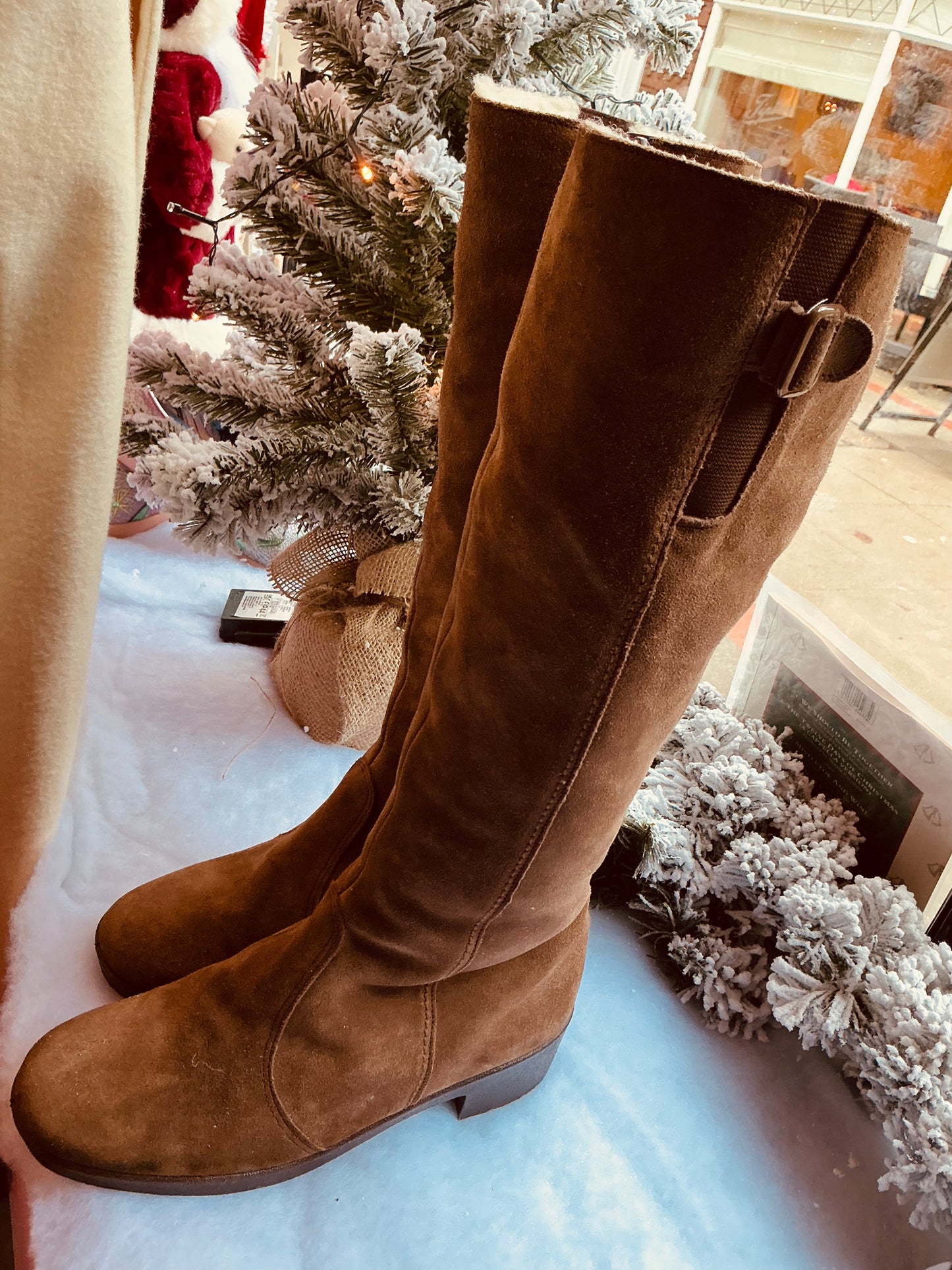 Morland Tan Sheepskin Fleece Lined Boots Size 5.5/38.5