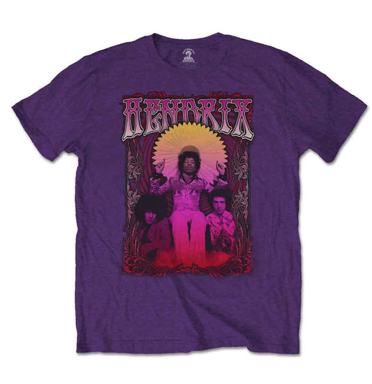 Jimi Hendrix Karl Ferris Wheel Purple Band Top