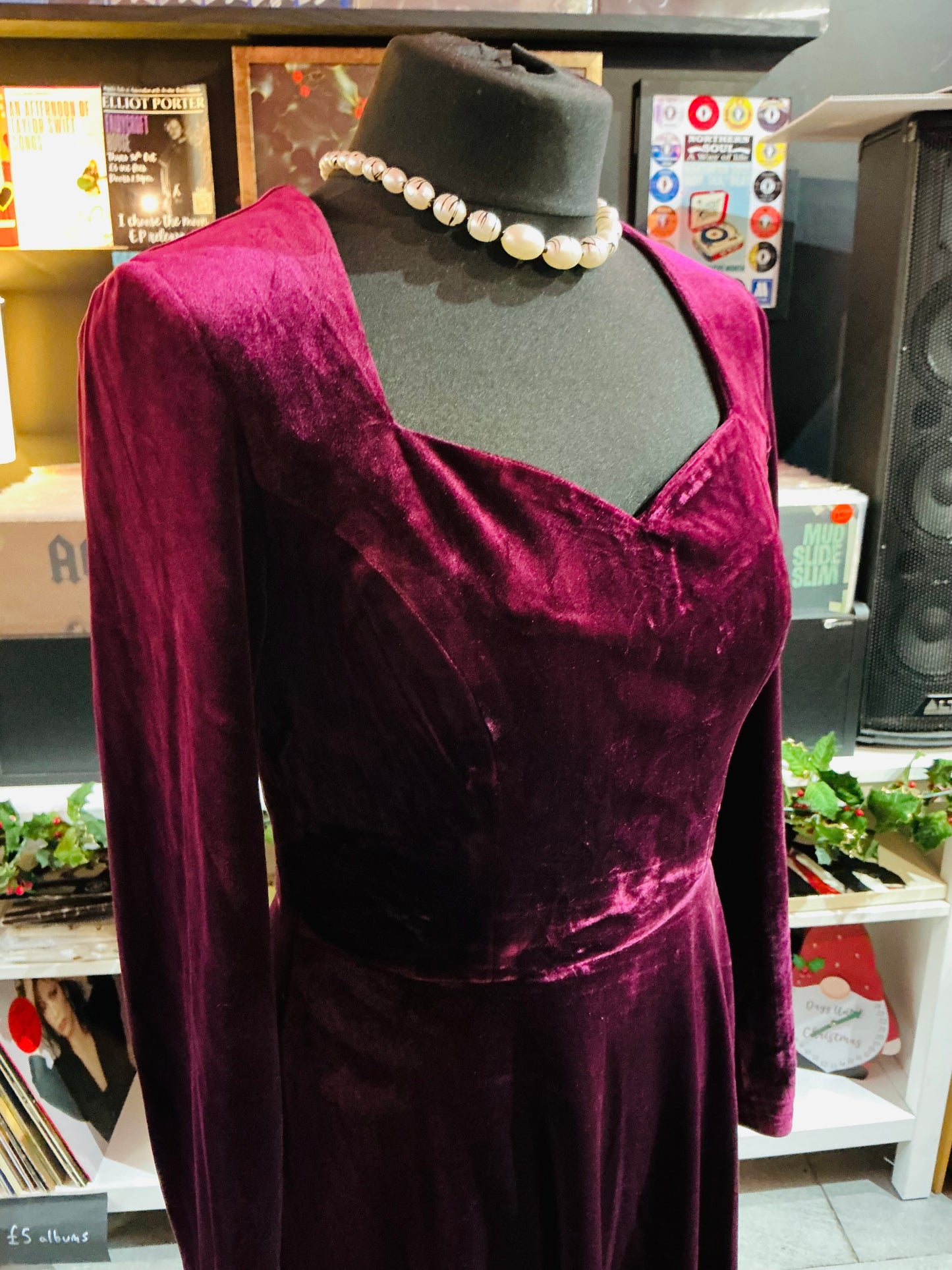 Banned Retro A Royal Evening Purple Swing Dress