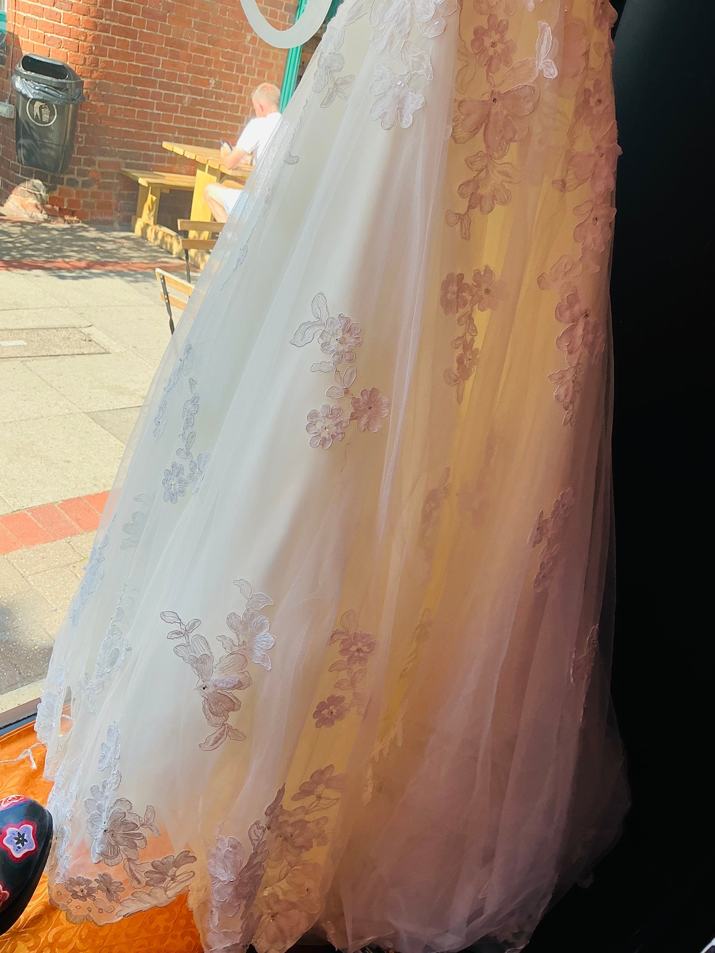 Diane Harbridge White Ivory Lace Wedding Dress