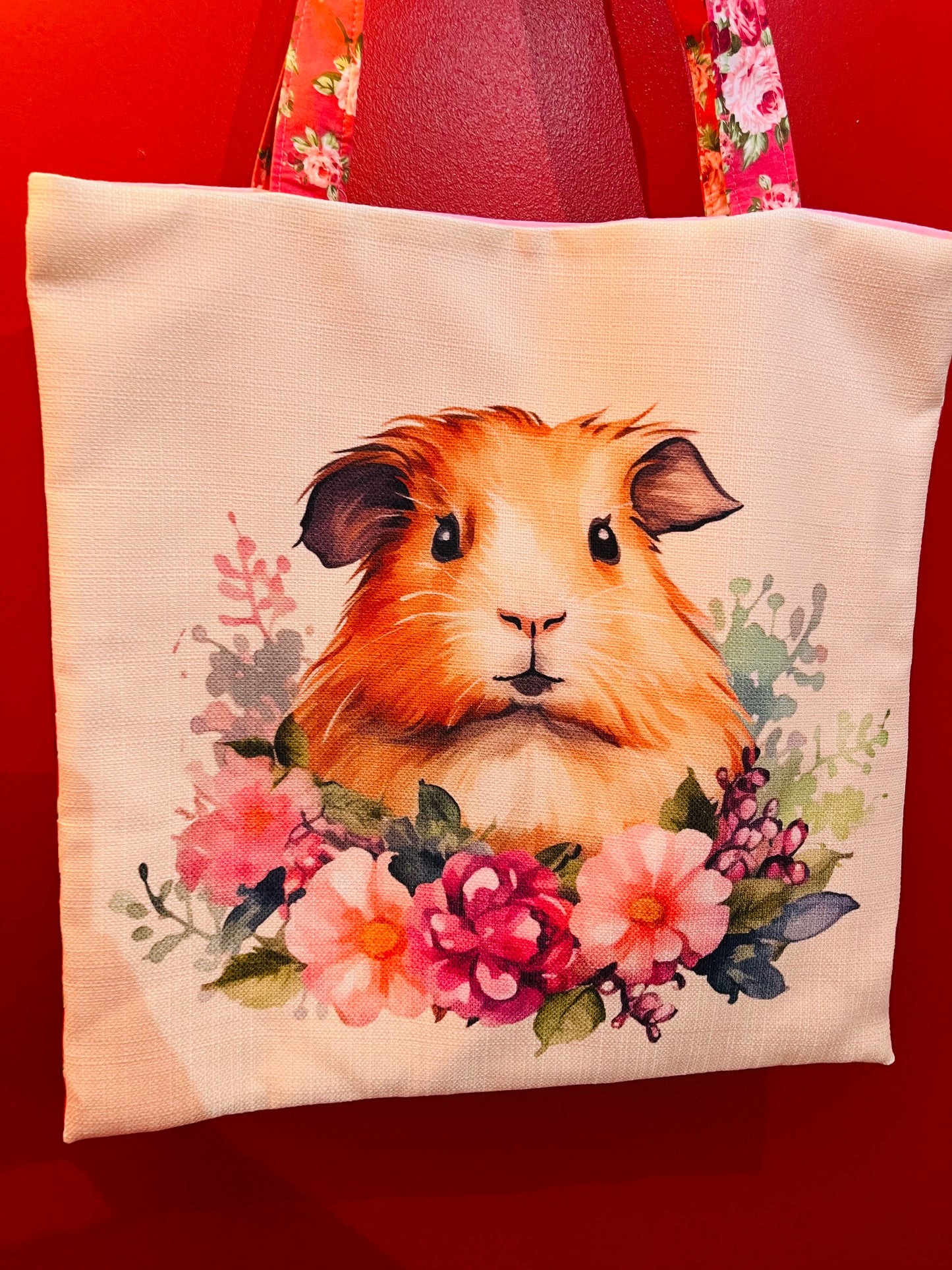 Handmade Guinea Pig Tote Bag ll