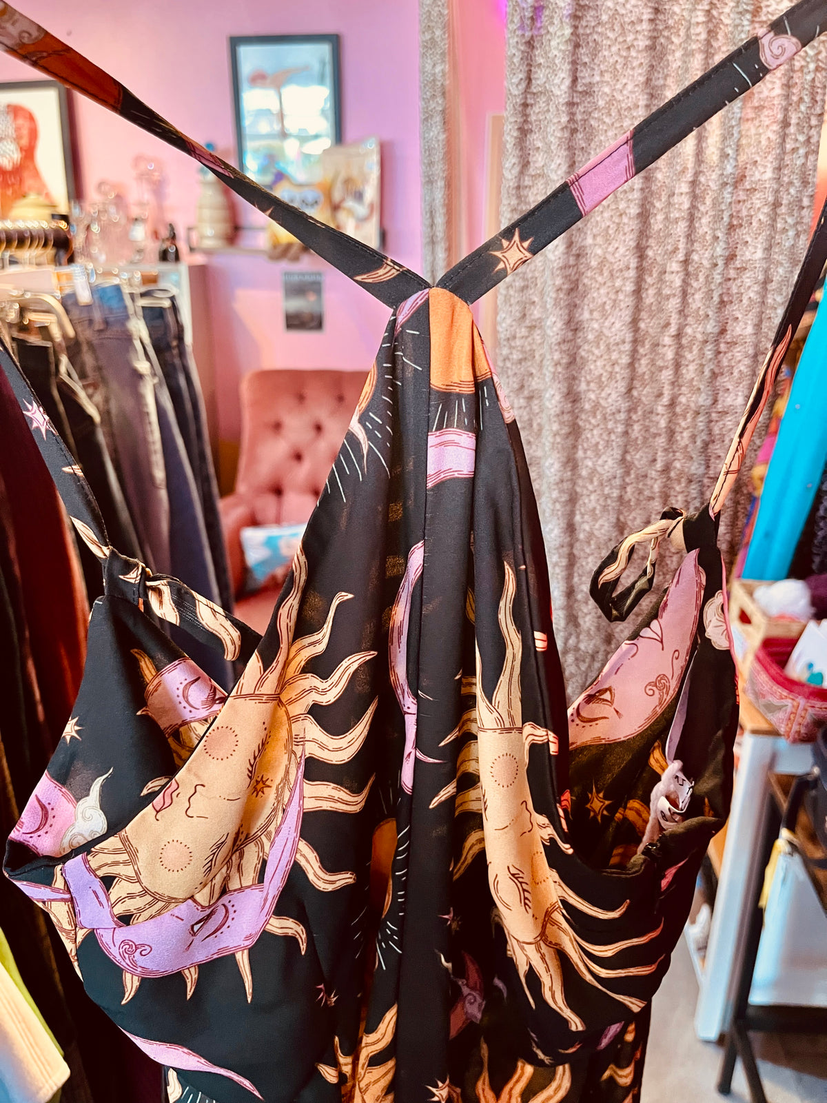 Celestial Sun and Moon Cosmic Drifters Jumpsuit