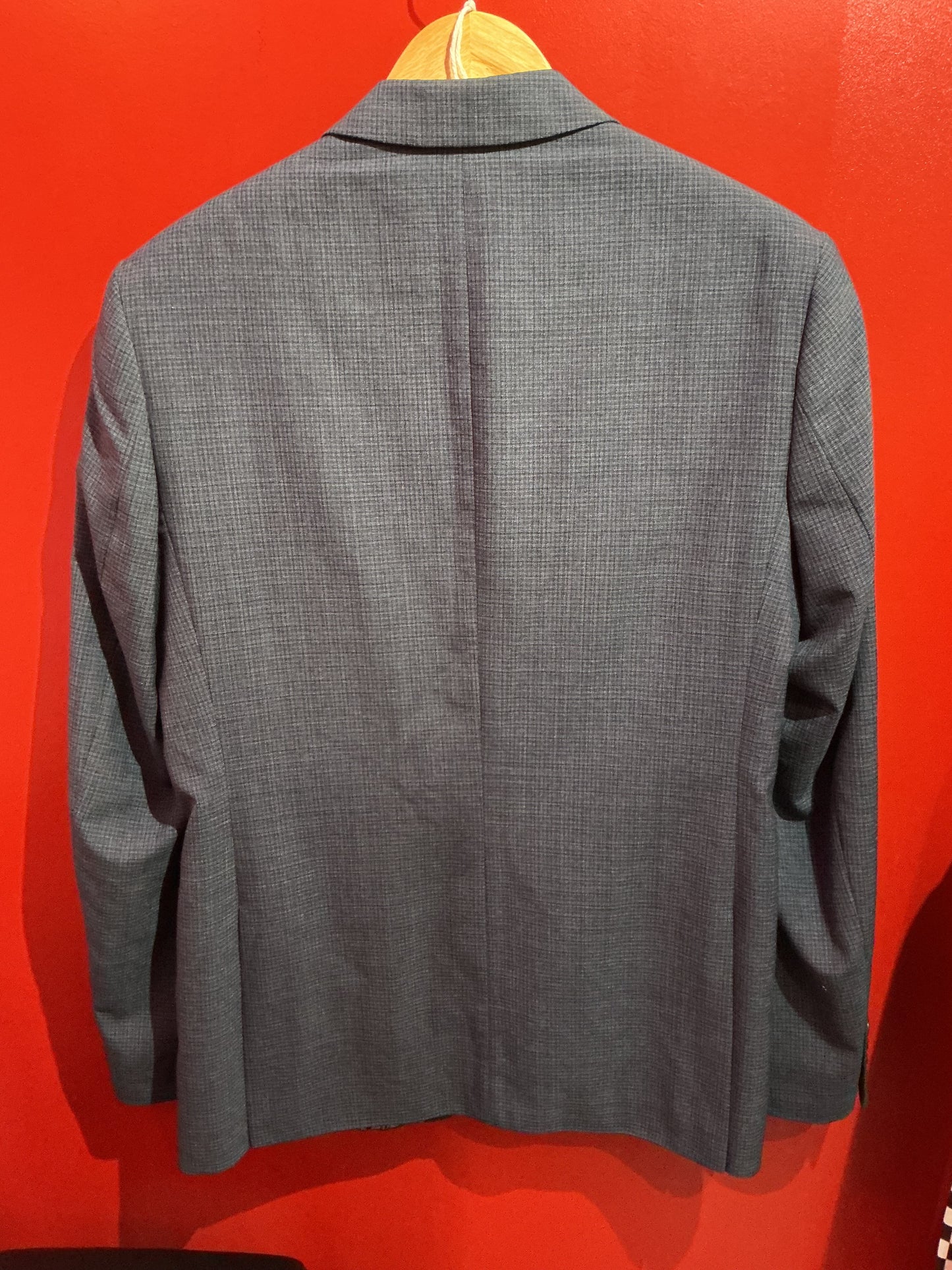 Navy Lined with Music Style Pattern Ben Sherman Blazer