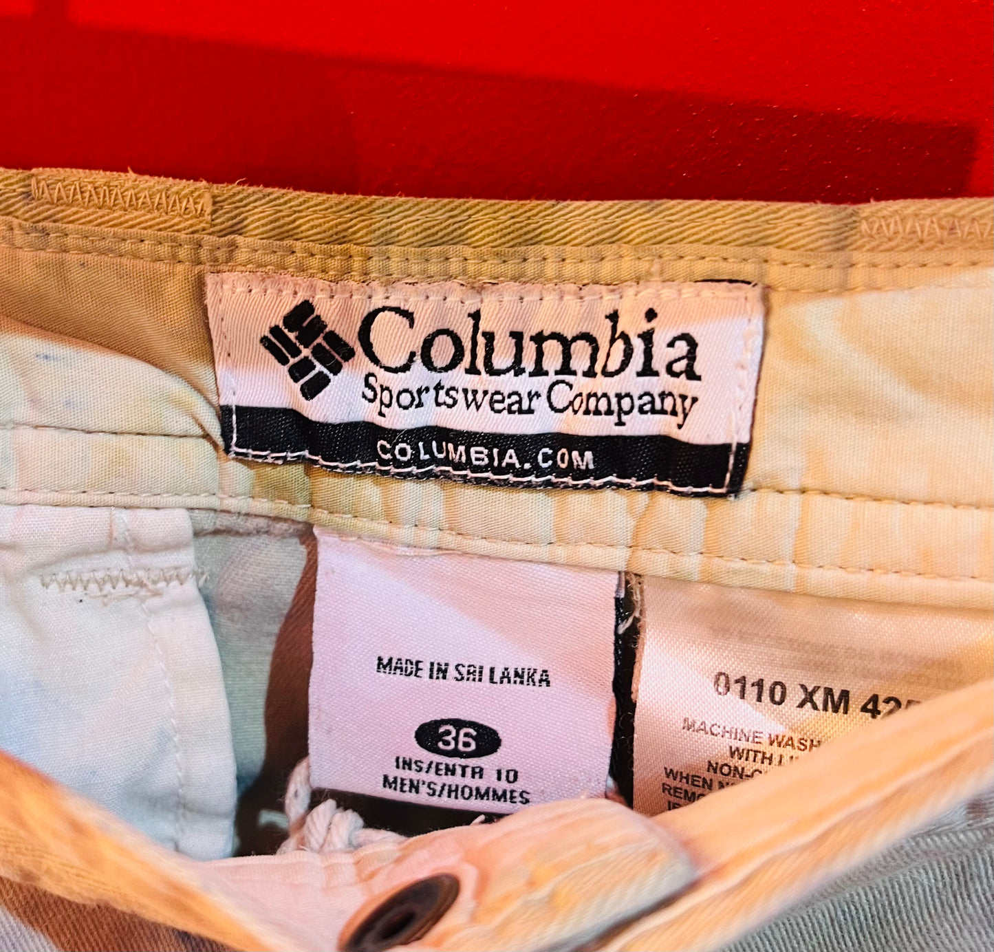 Hand Tie Dyed Columbia Combat Shorts