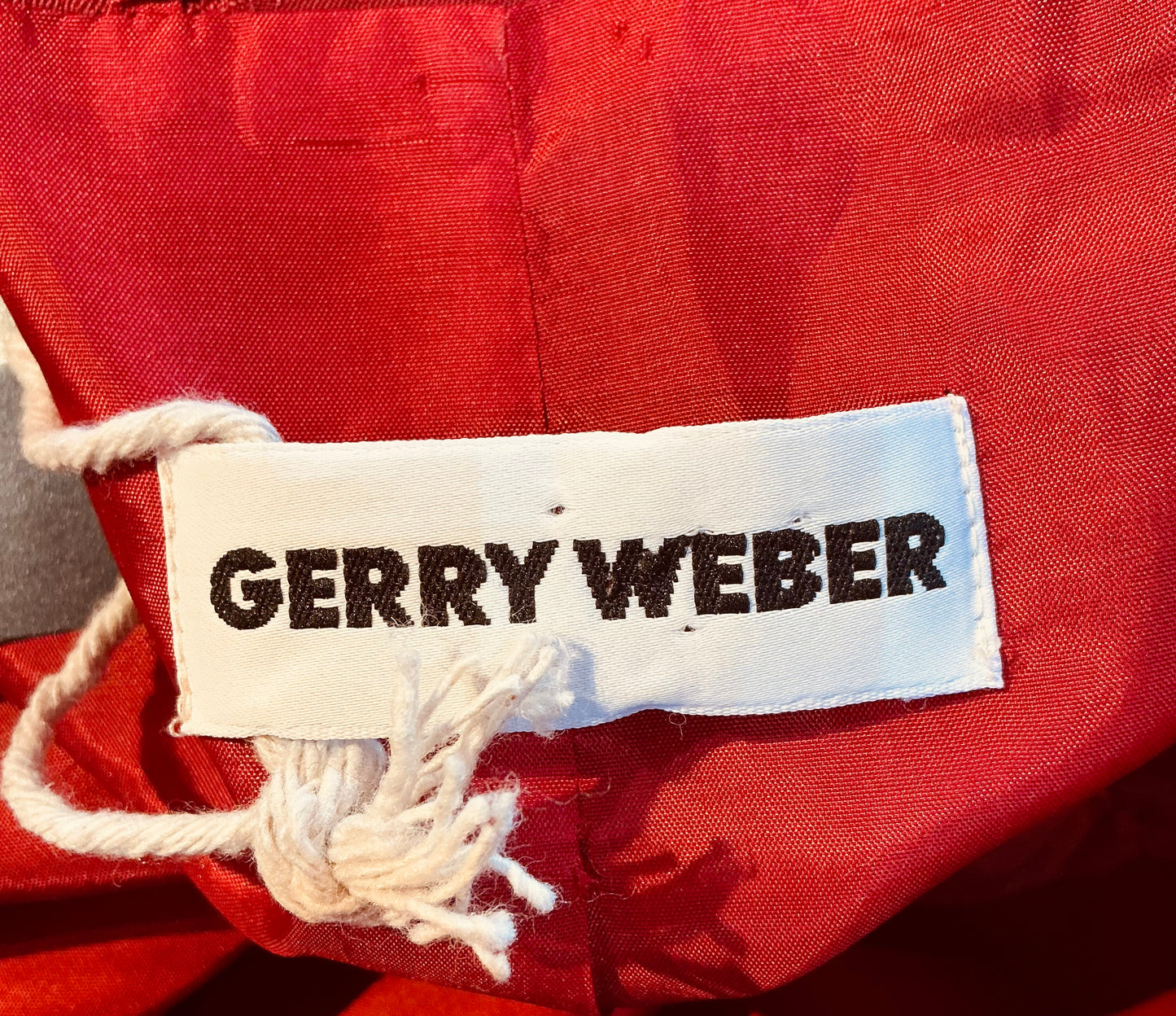 1980s Vintage Gerry Weber Red Paisley Jacket