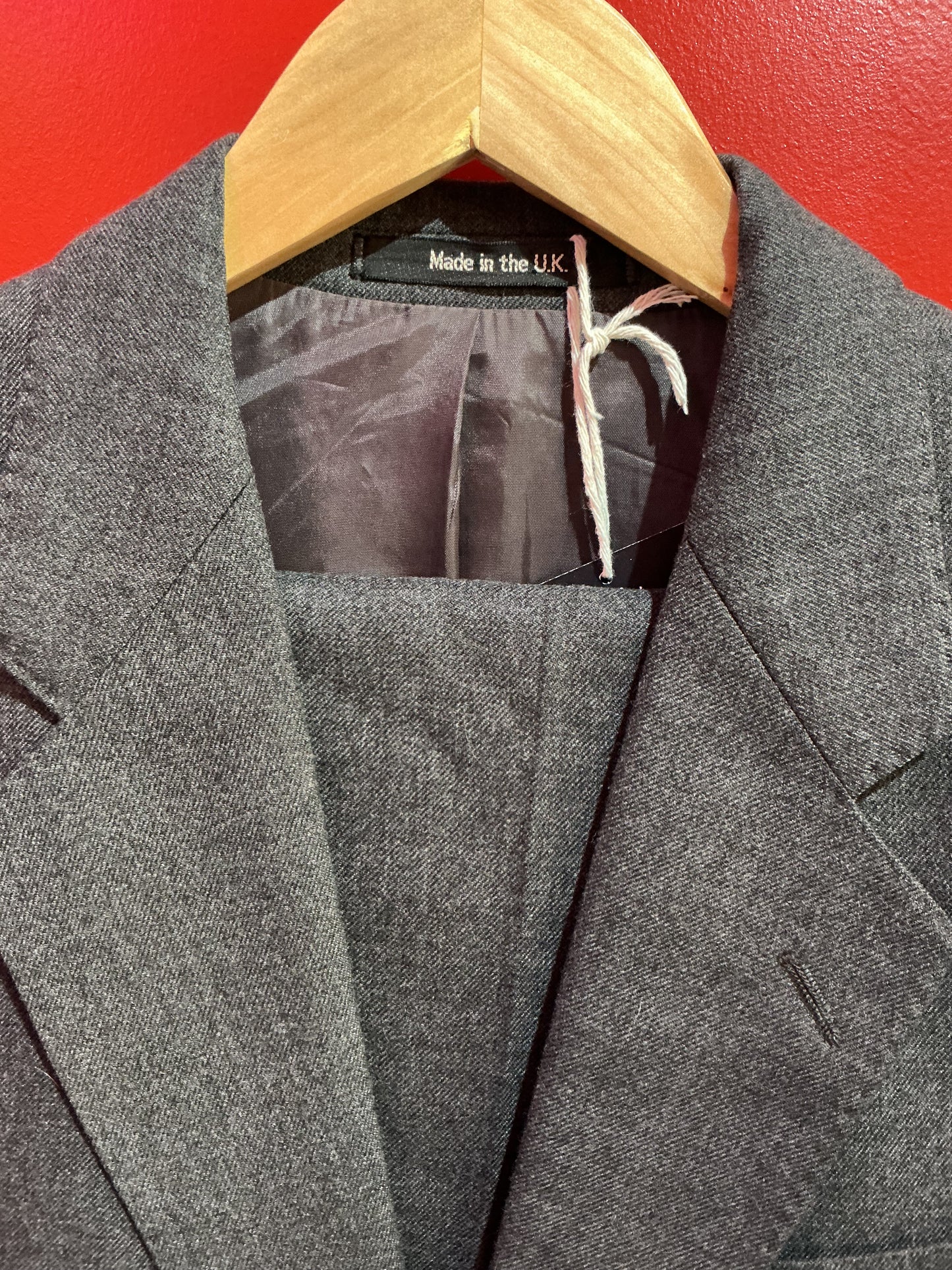 Grey Wool Mix St Michael’s Suit Jacket & Trousers