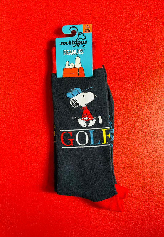 Socktopus Snoopy Golf Socks