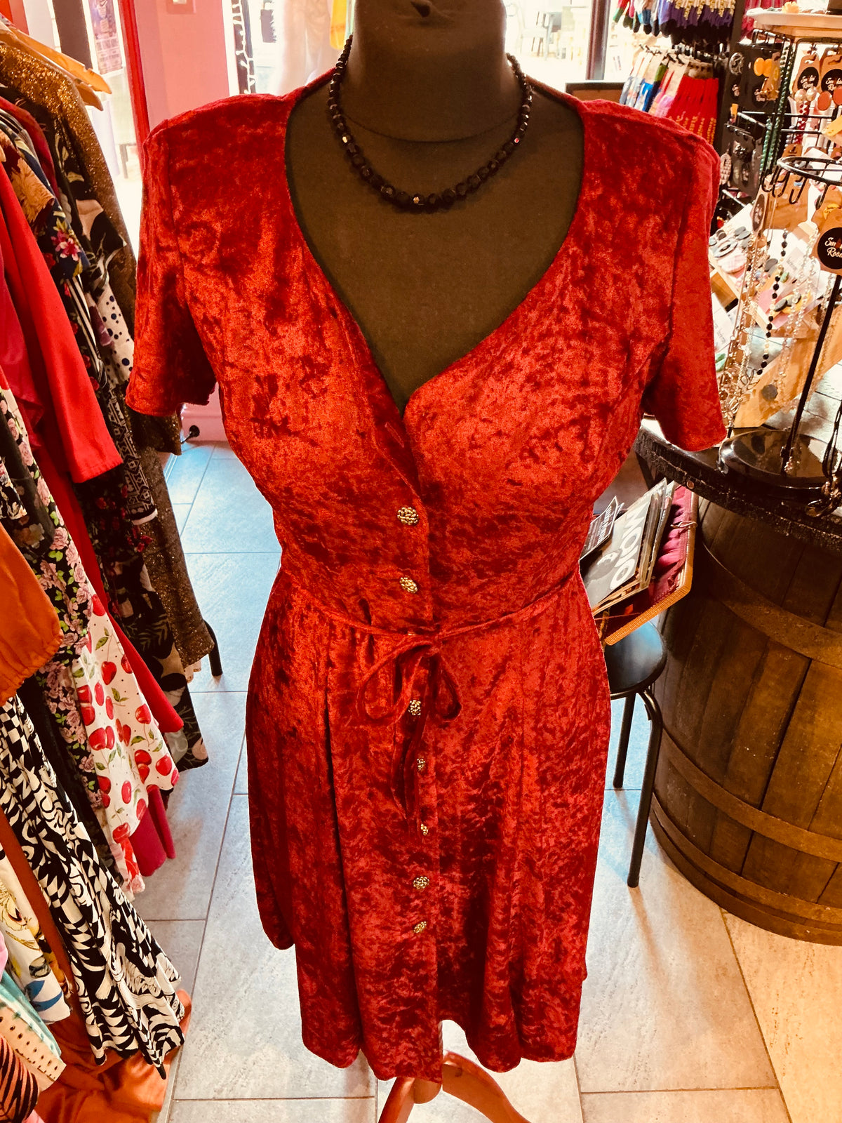 Red Velvet C&A Dress
