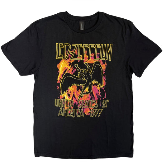 Led Zeppelin 1977 Tour Band Top