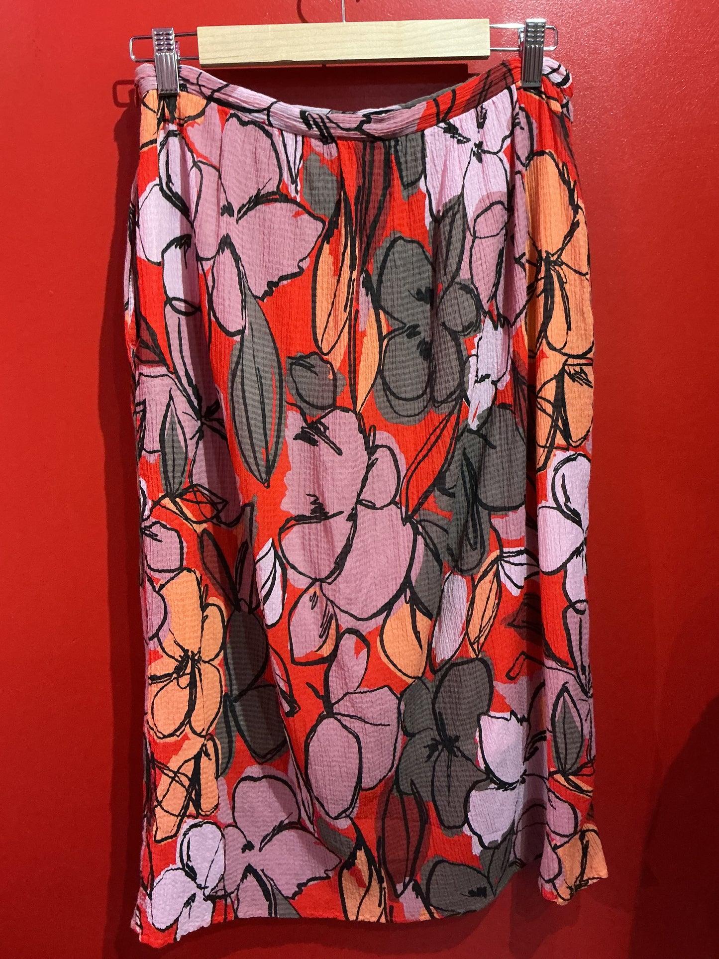 Paul Smith Abstract Floral Flow Skirt