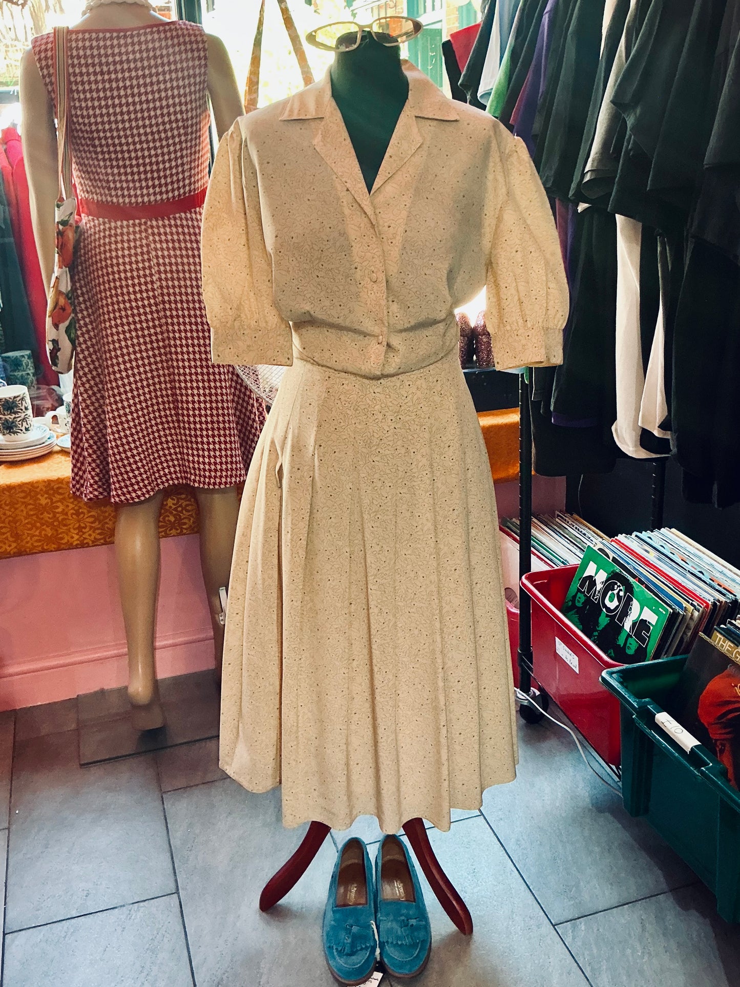 Reldan Vintage Skirt/Shirt Set