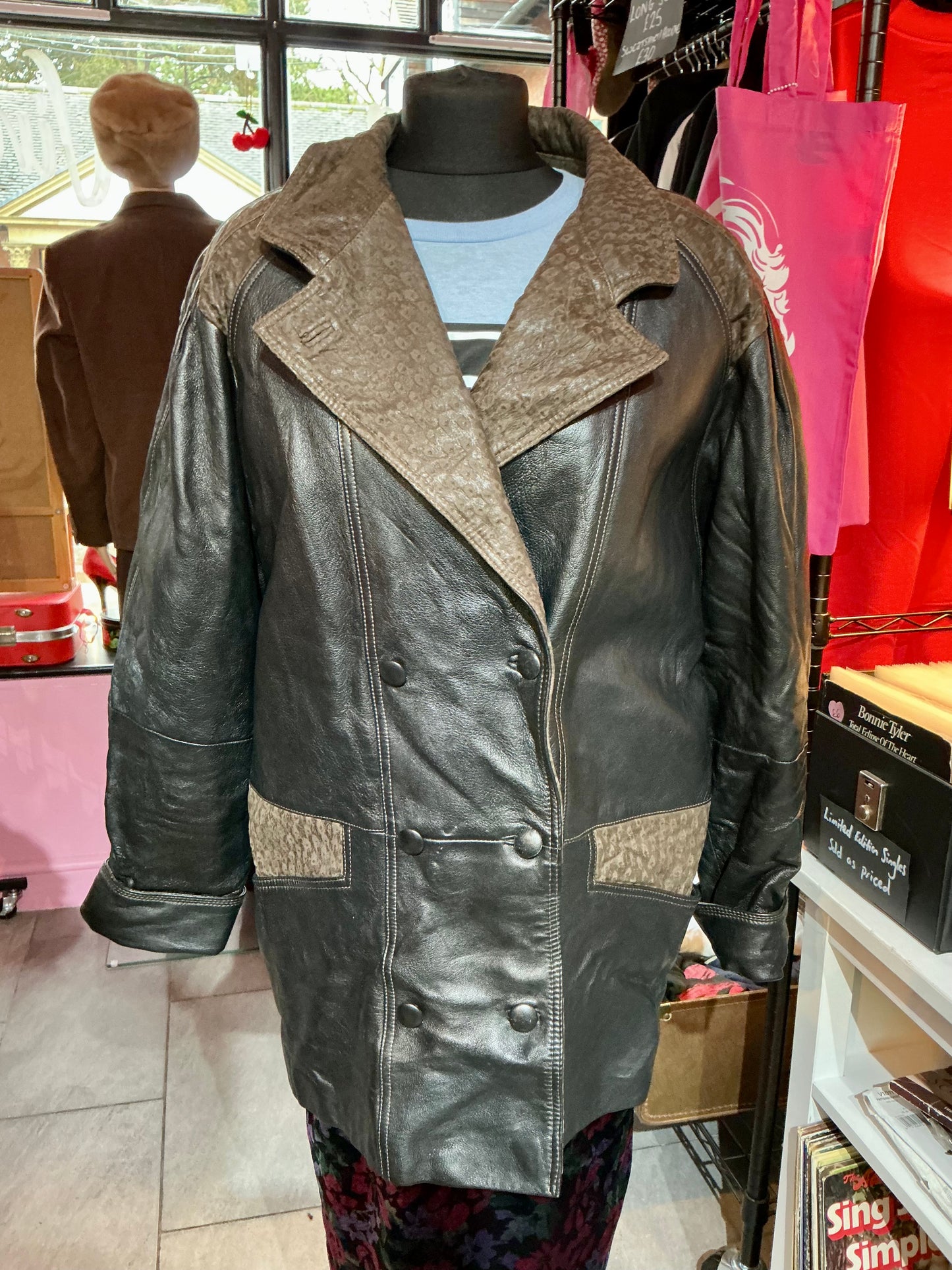 1980s Vintage Norma Model Leather Jacket