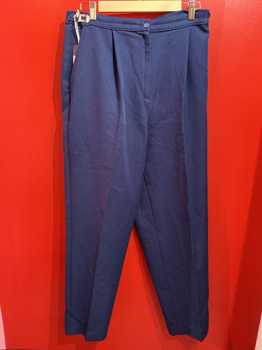 70s Vintage Slimma Cigarette Leg Navy Trousers