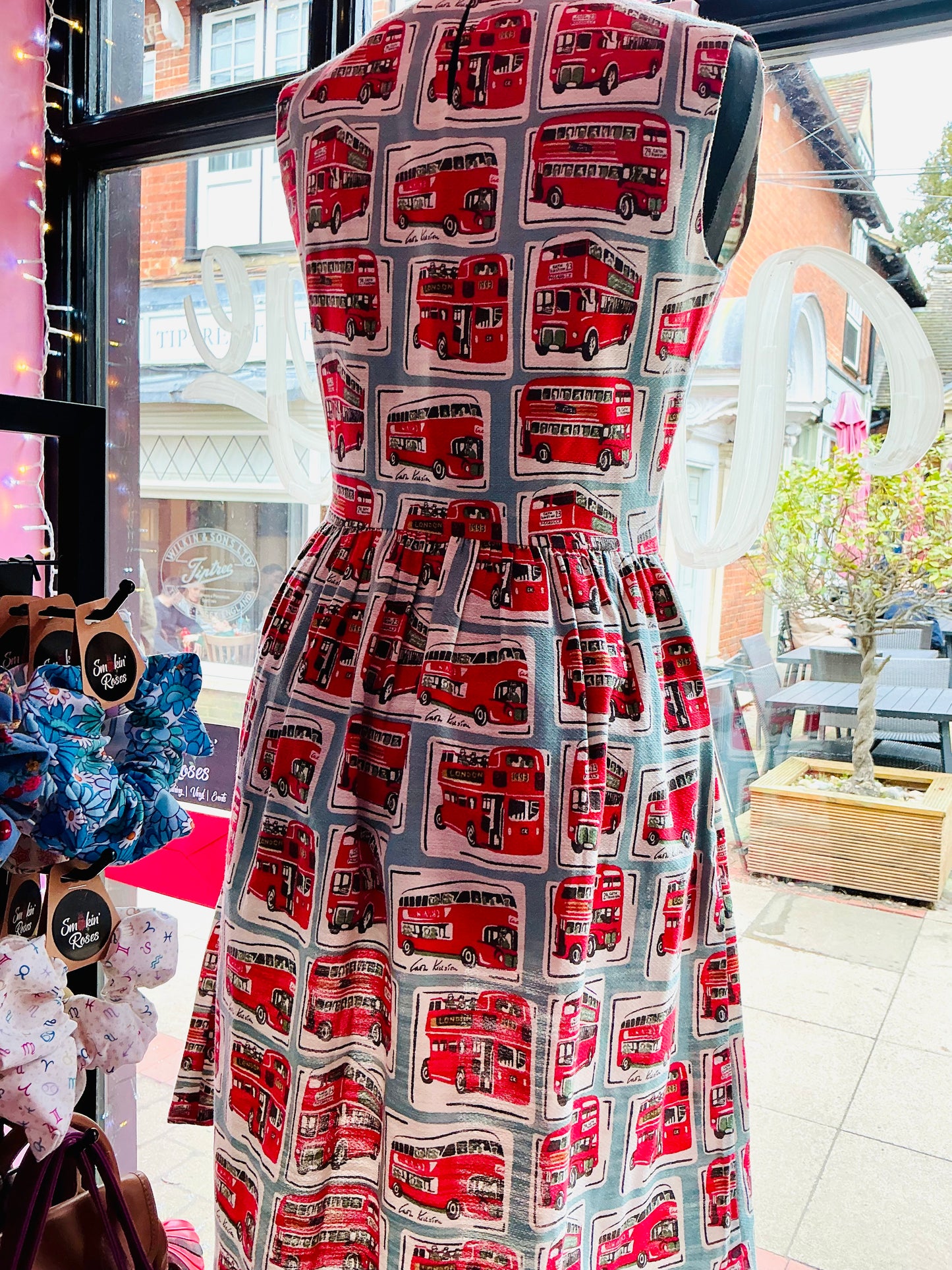 Cath Kidston Red London Bus Tea Dress