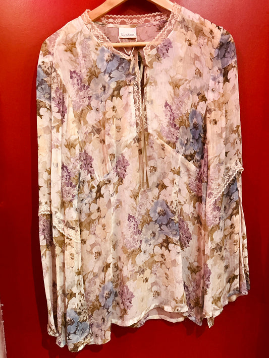 Vintage Niemhaus 70s Style Boho Blouse