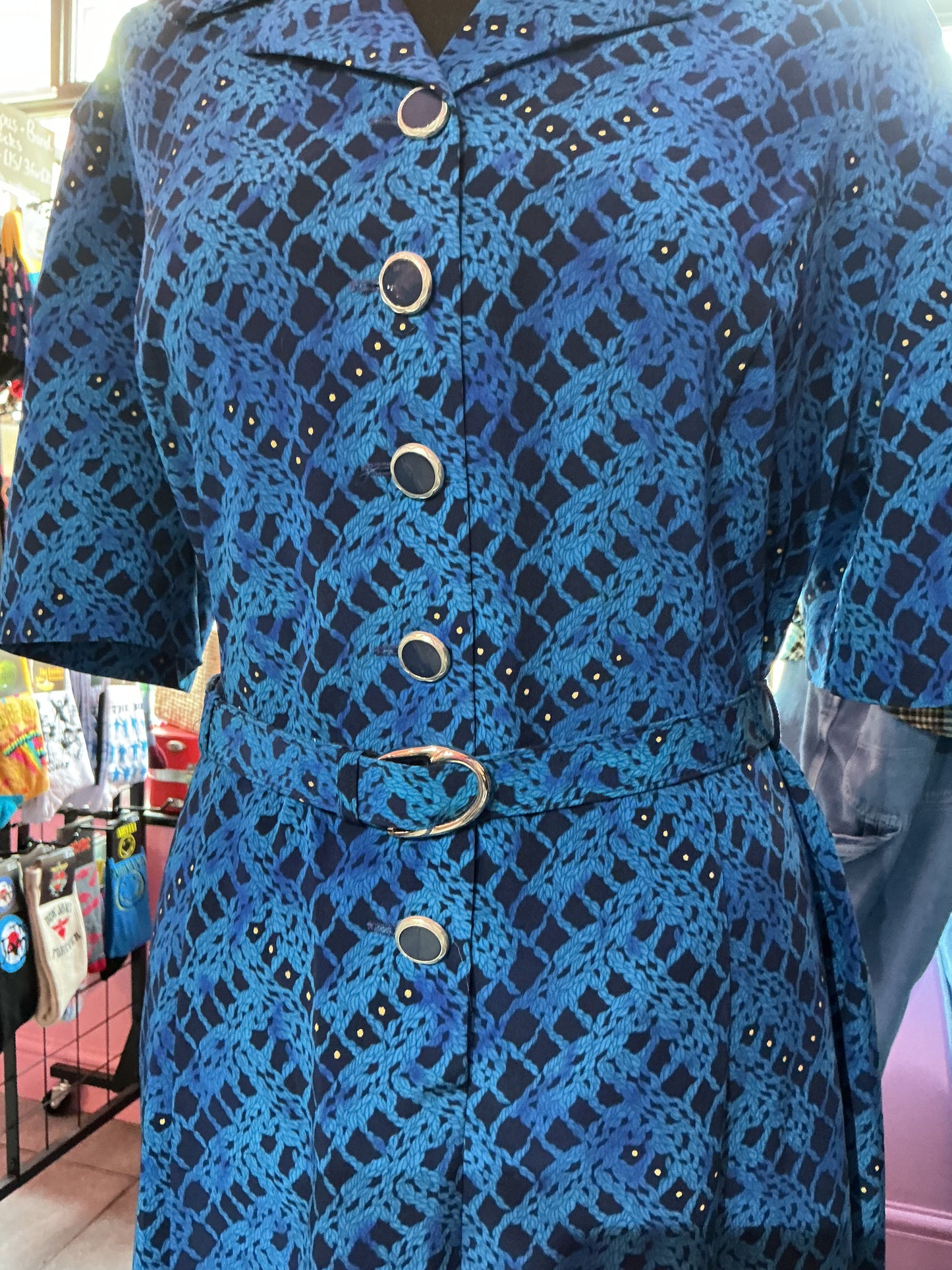 80s Pattern Dress