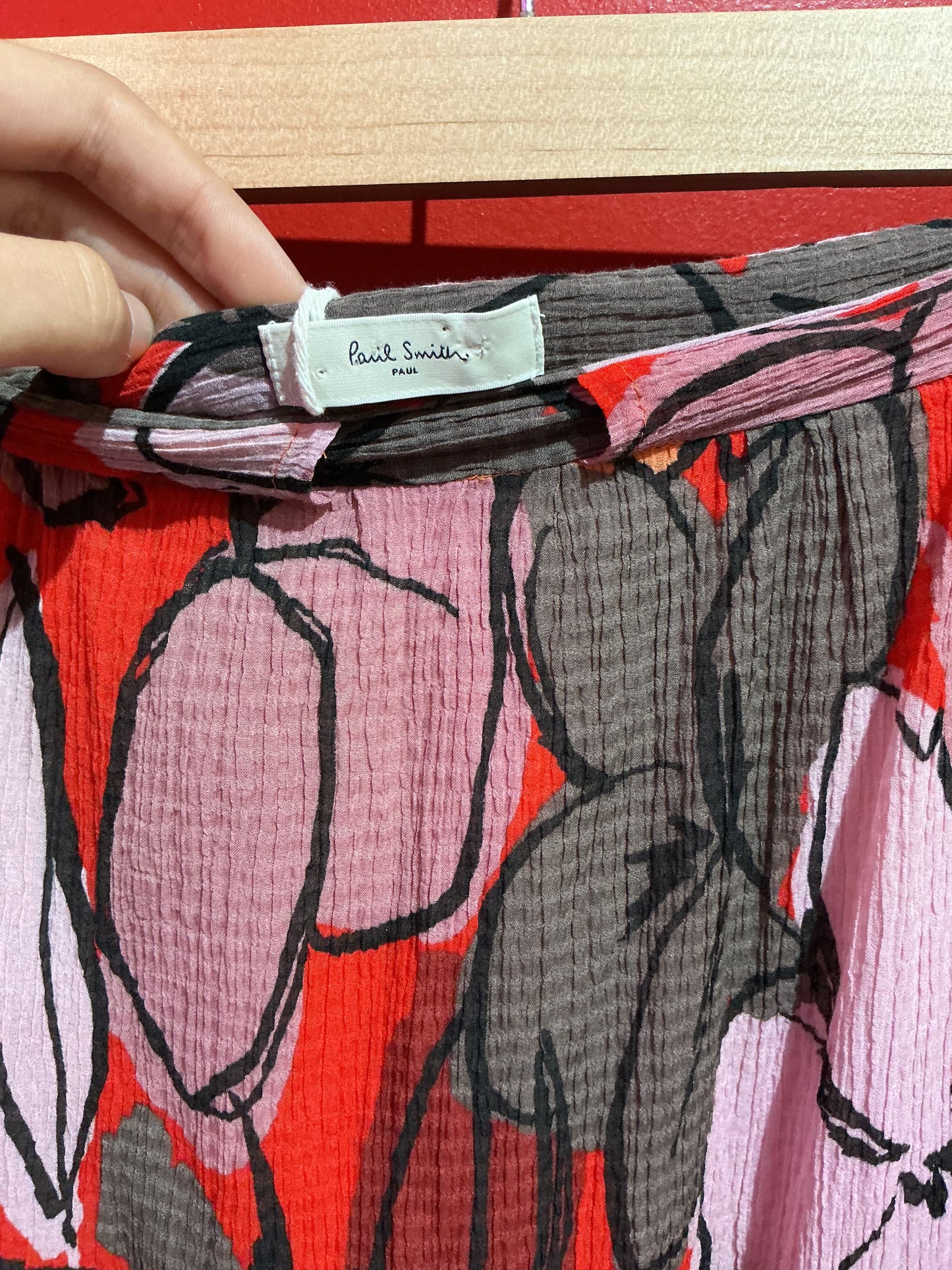 Paul Smith Abstract Floral Flow Skirt
