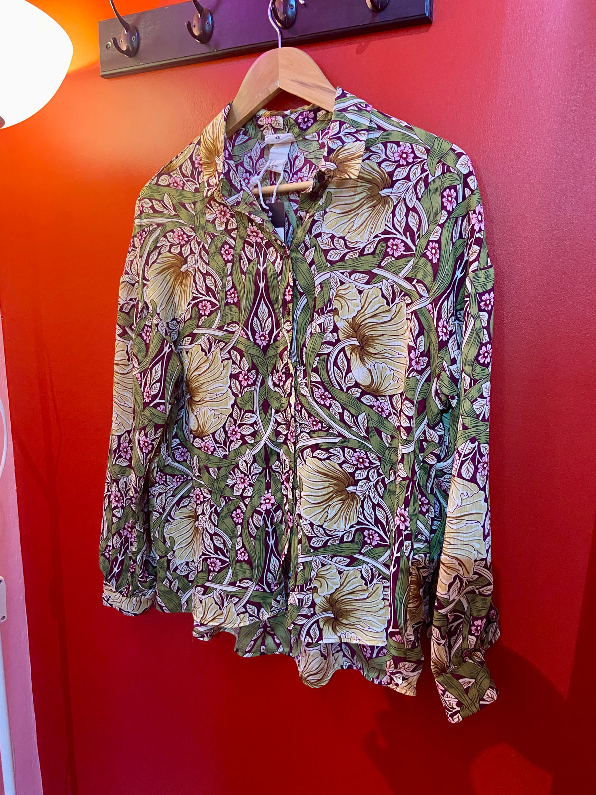William Morris X H&M Floral Print Shirt