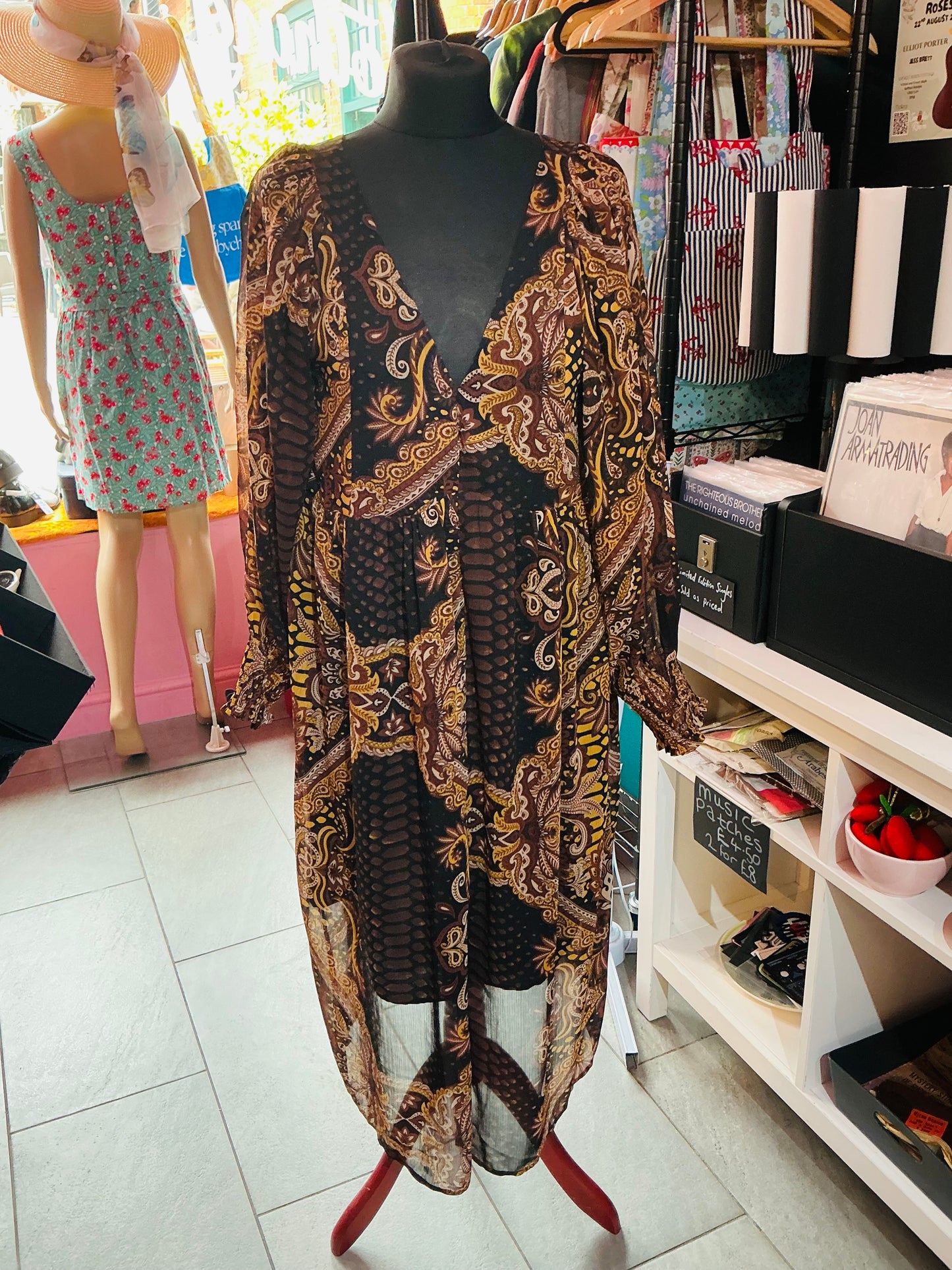 1970s Style Smock Dress