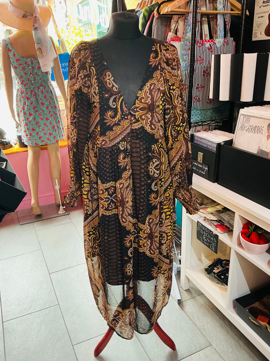 1970s Style Smock Dress