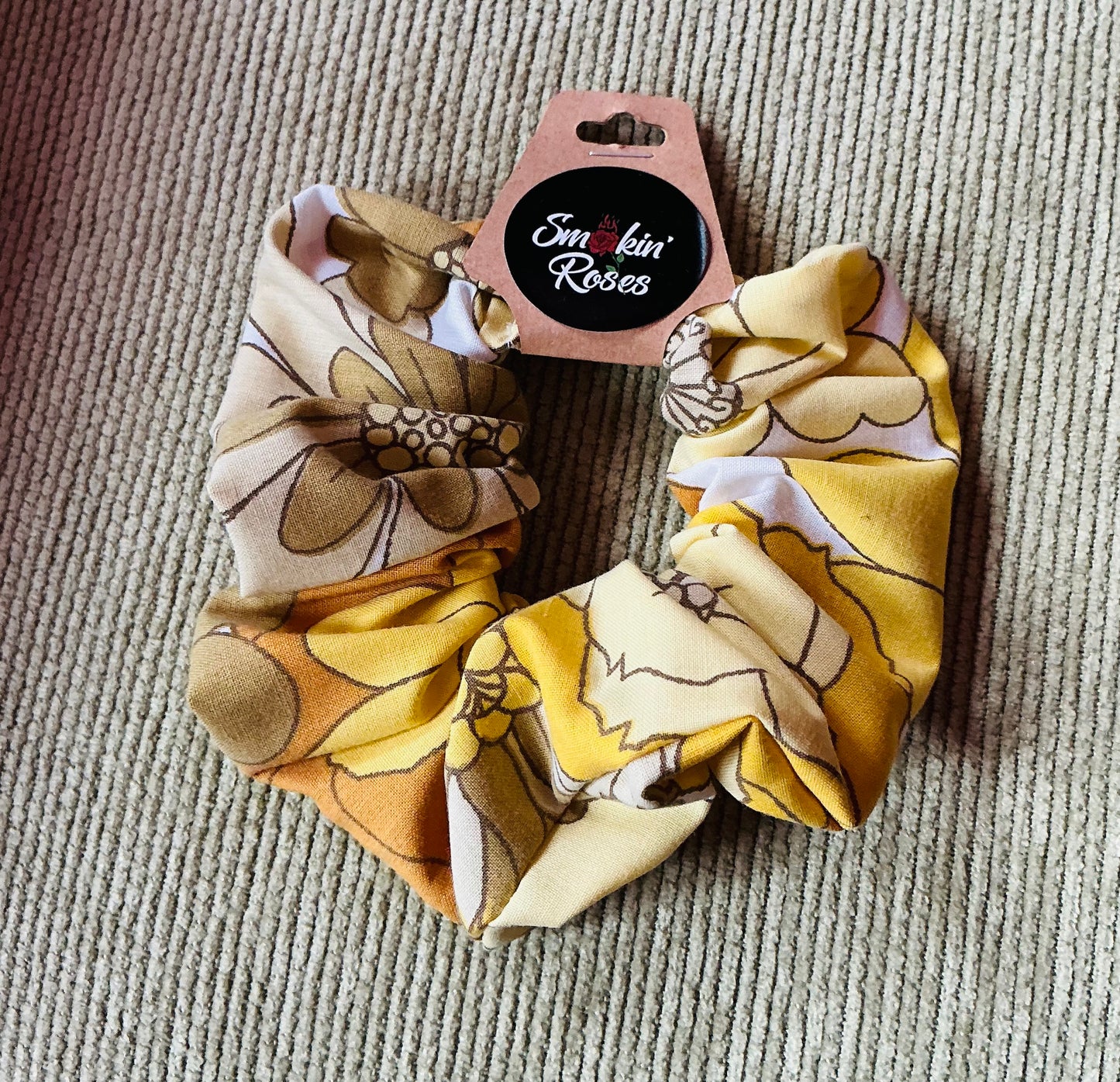 Handmade Vintage Fabric Scrunchies