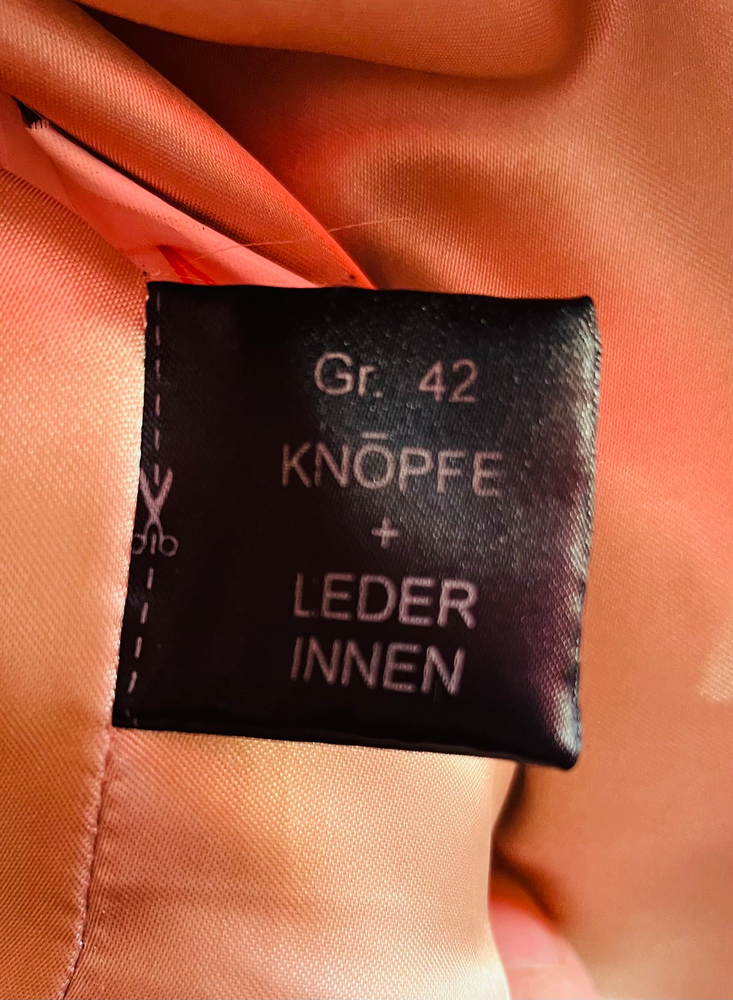 1970s Vintage Orange Suede Jacket