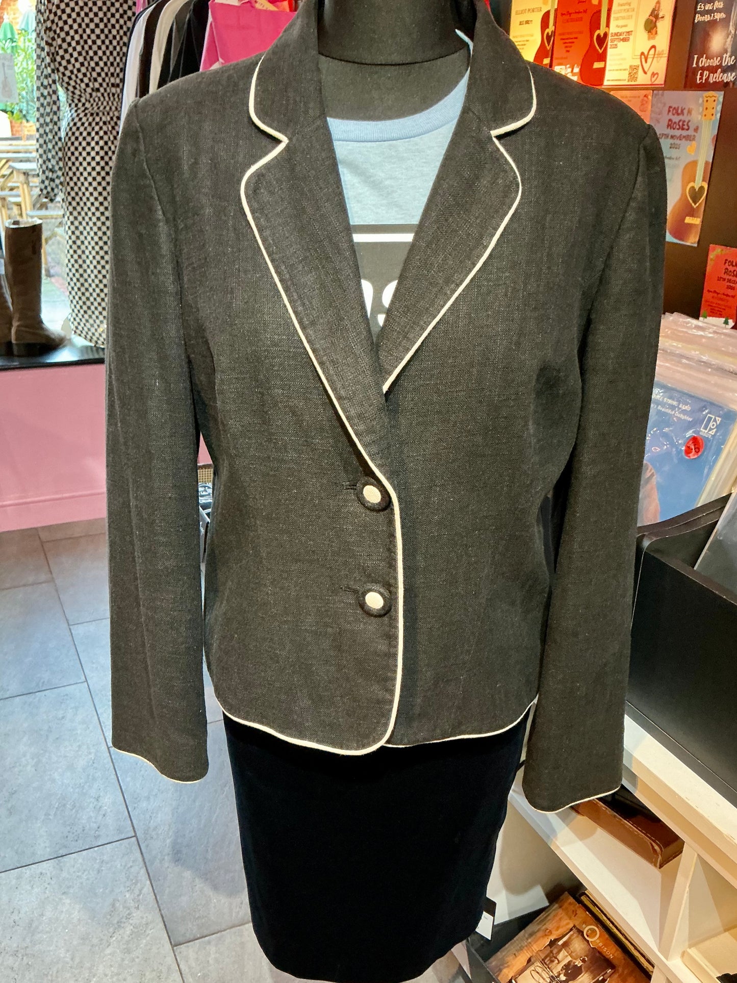 Laura Ashley Black Blazer