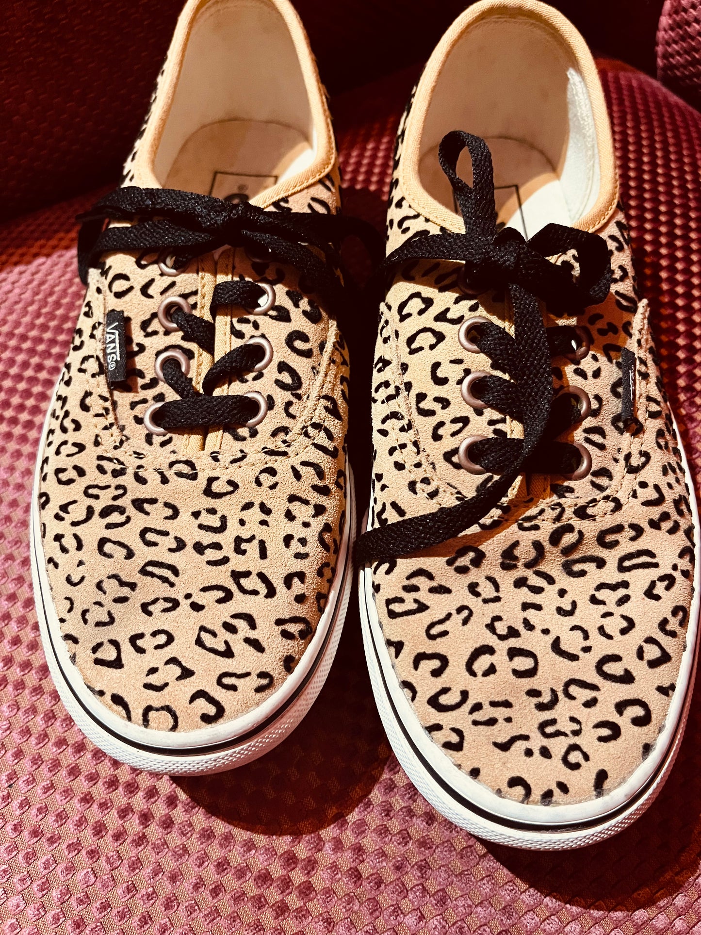 Leopard Print Platform Vans