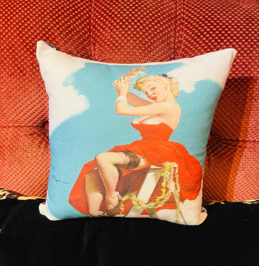 Christmas Pin up Cushion