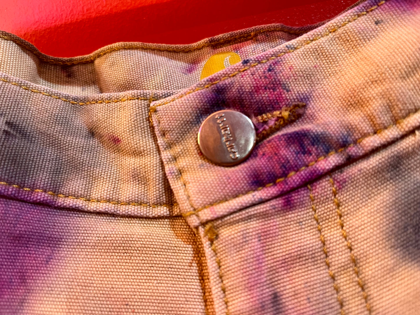 Hand Tie Dyed Carhartt Shorts