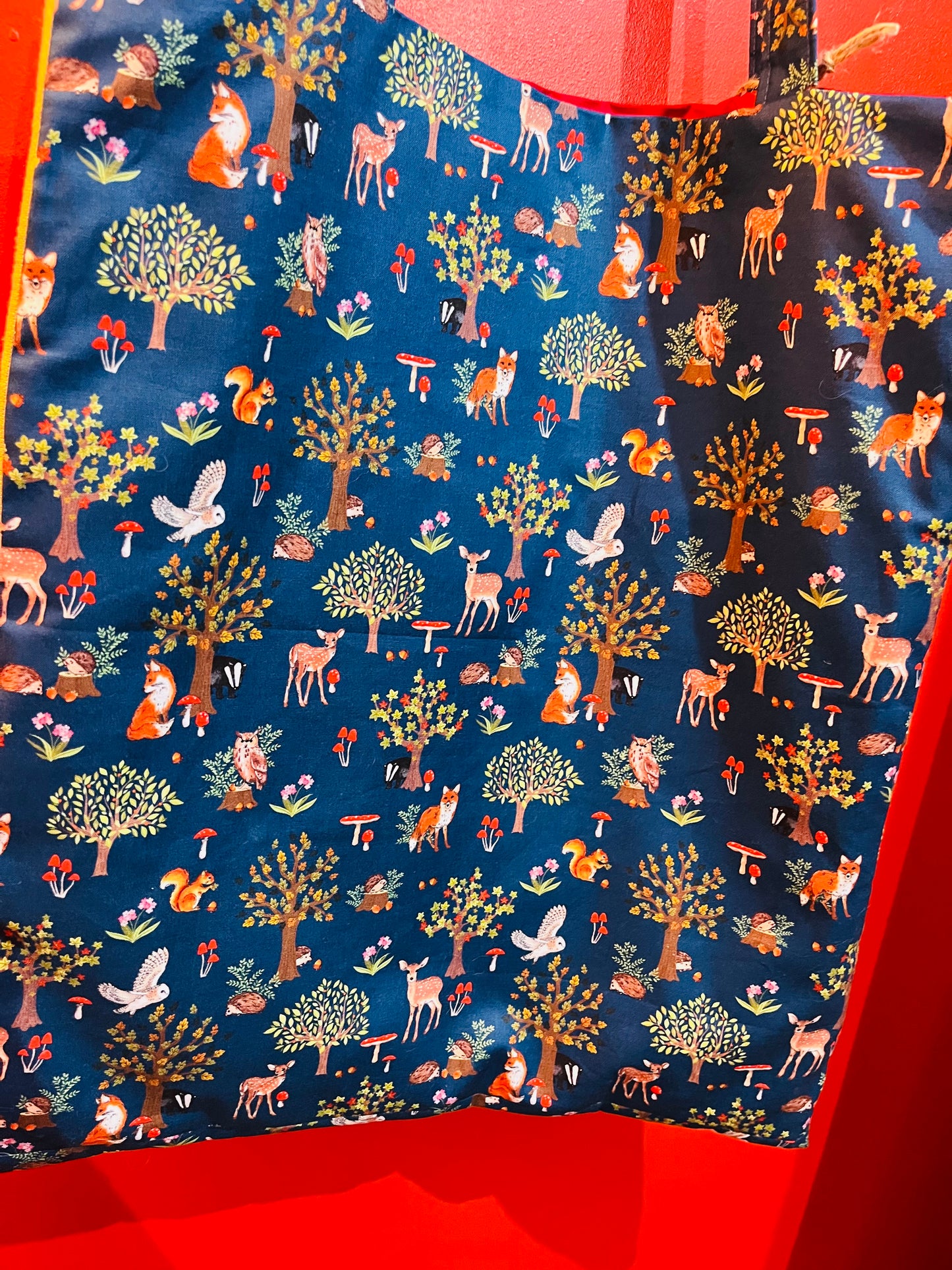 Handmade Vintage Fabric Tote Bag