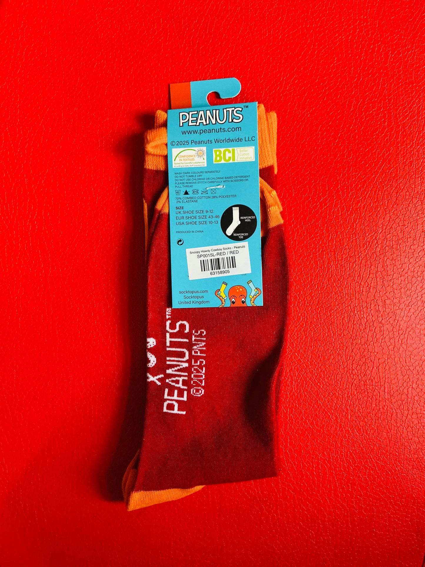 Socktopus Cowboy Snoopy Socks