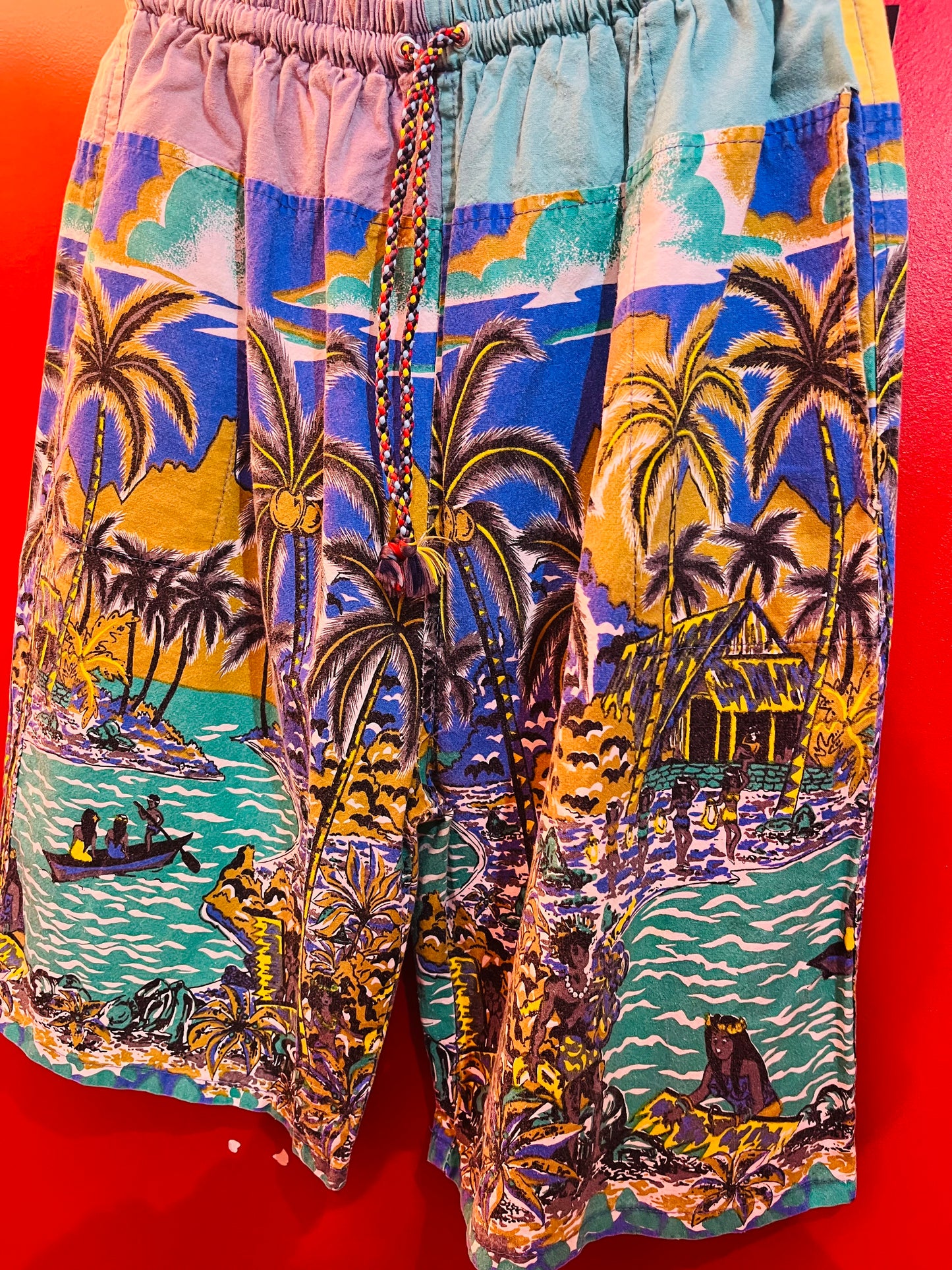 1990s Vintage Hawaiian Shorts