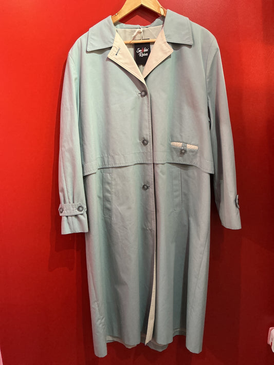 Light Blue Dannimac Trench Coat