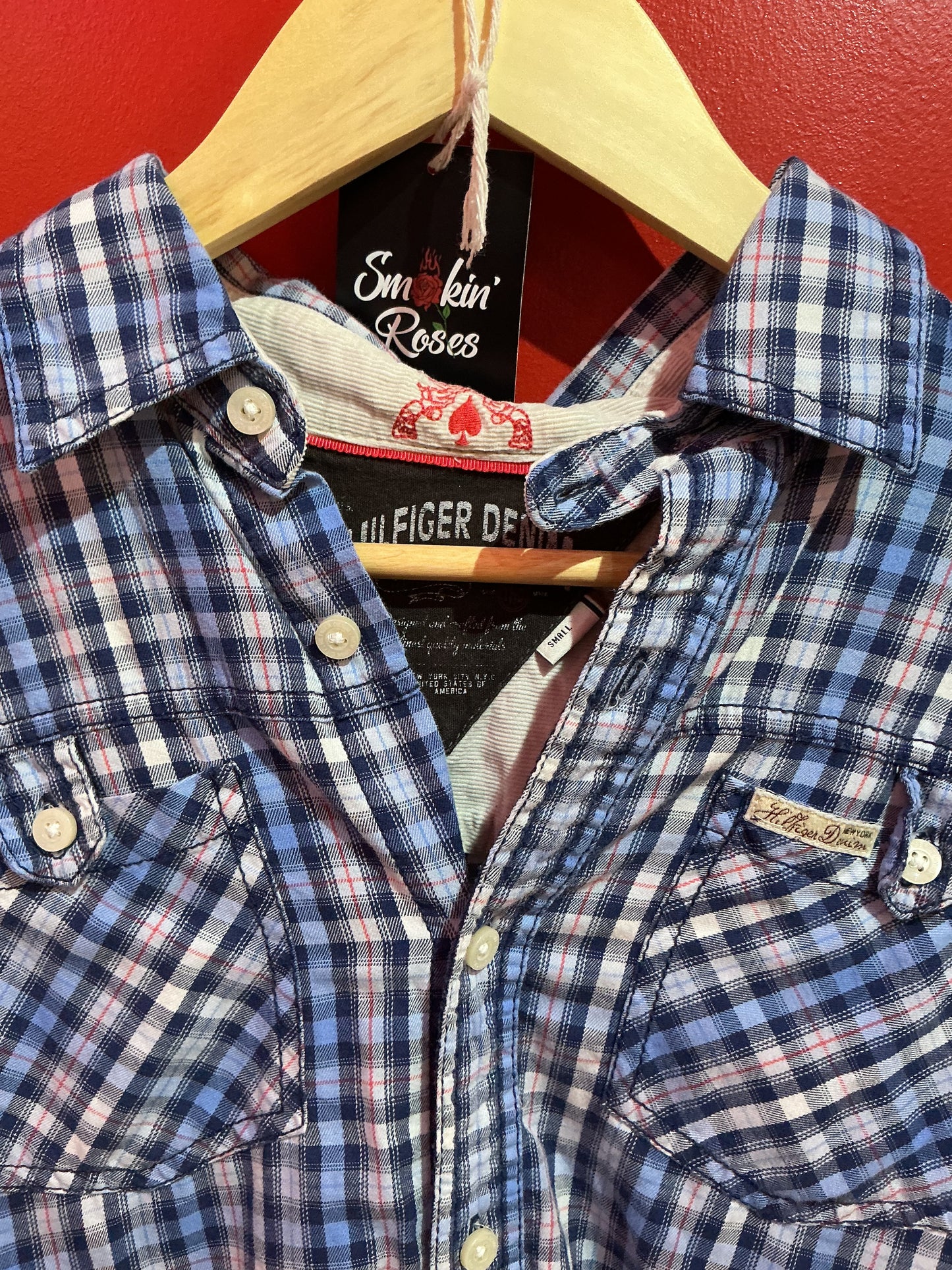 Tommy Hilfiger Blue Checked Shirt