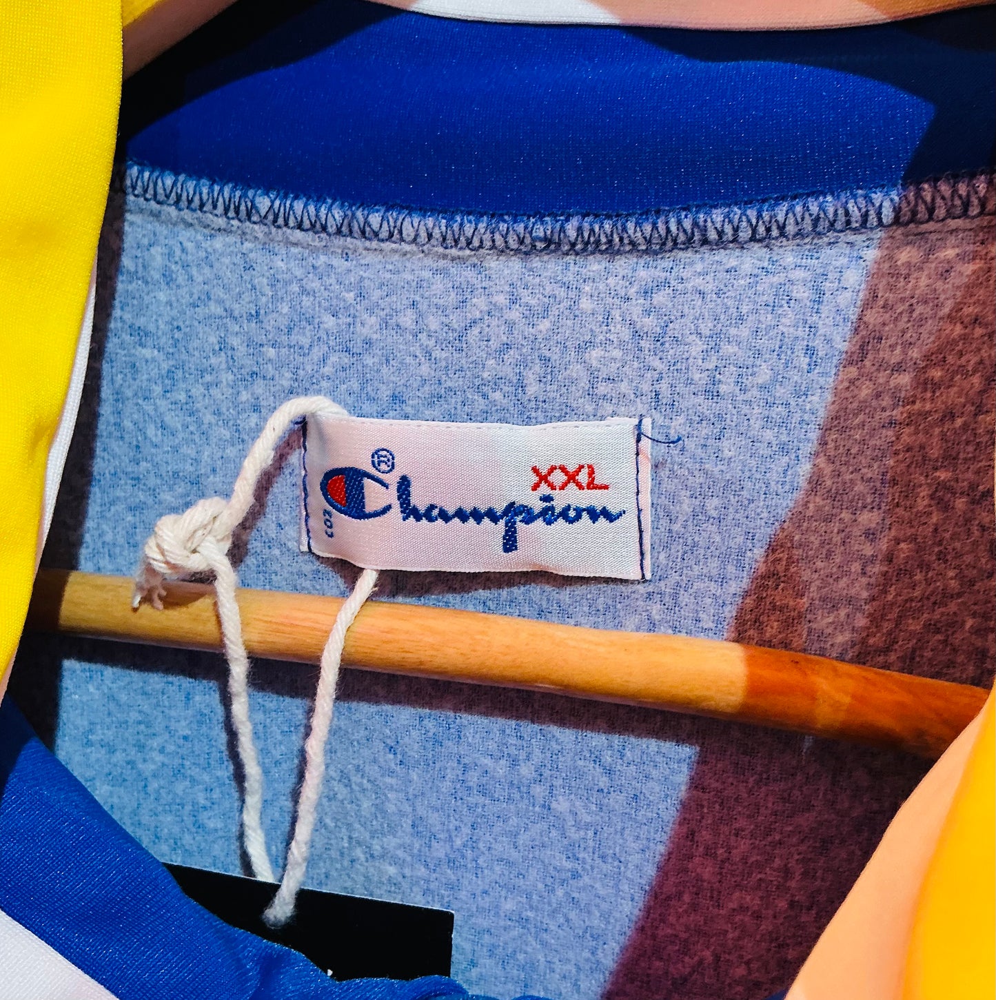 1990s Vintage Champion Blue Sports Jacket