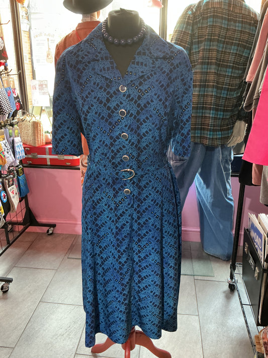 80s Pattern Dress