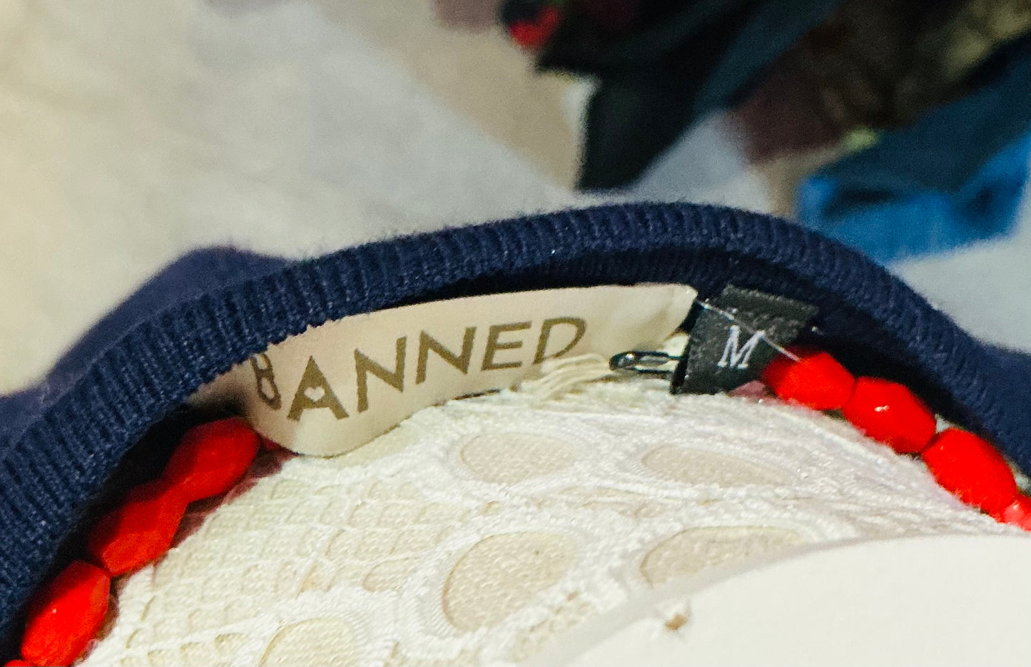 A Vintage Christmas Navy Banned Retro Christmas Jumper