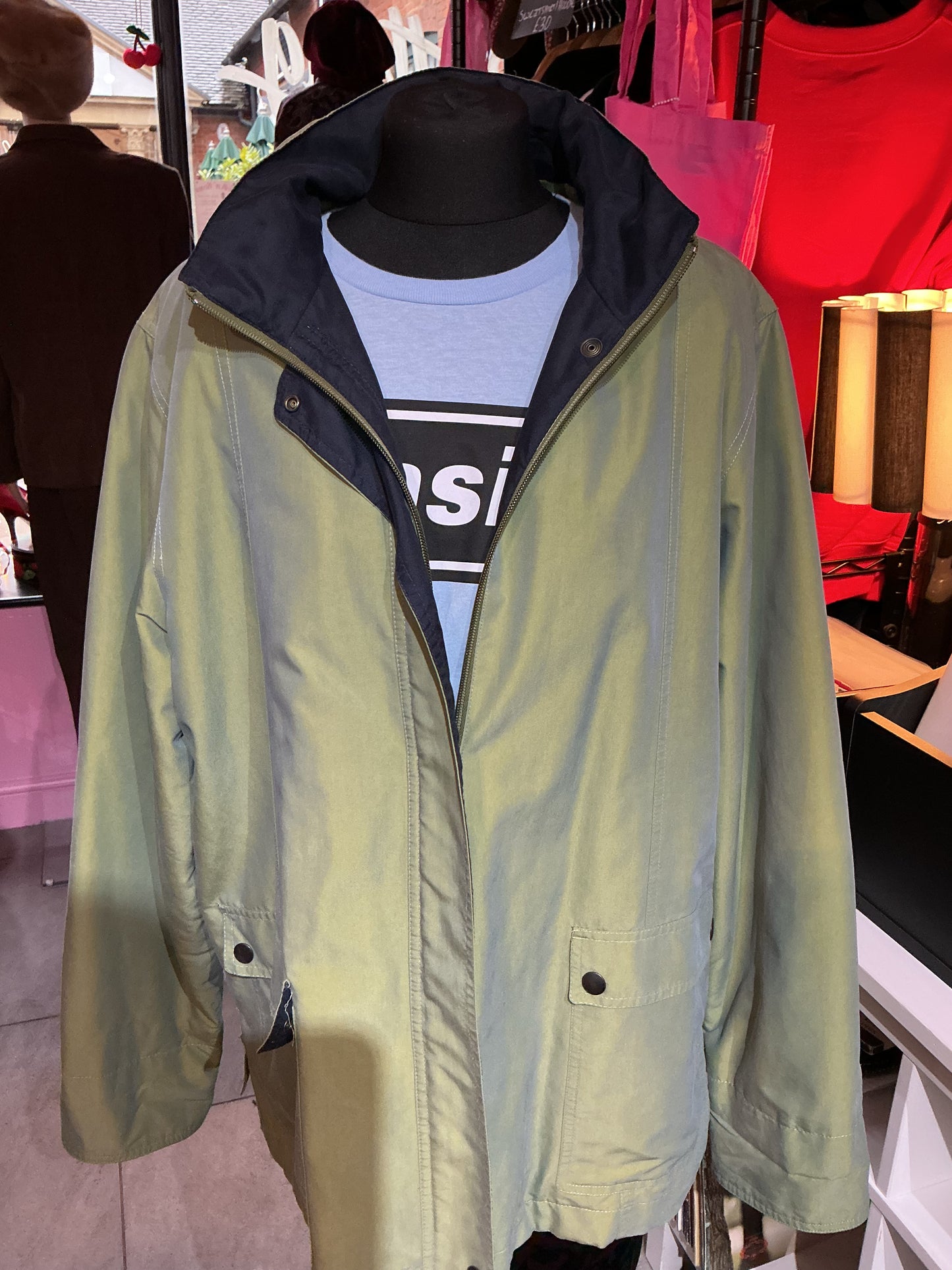 1990s Vintage Green Bomber Jacket