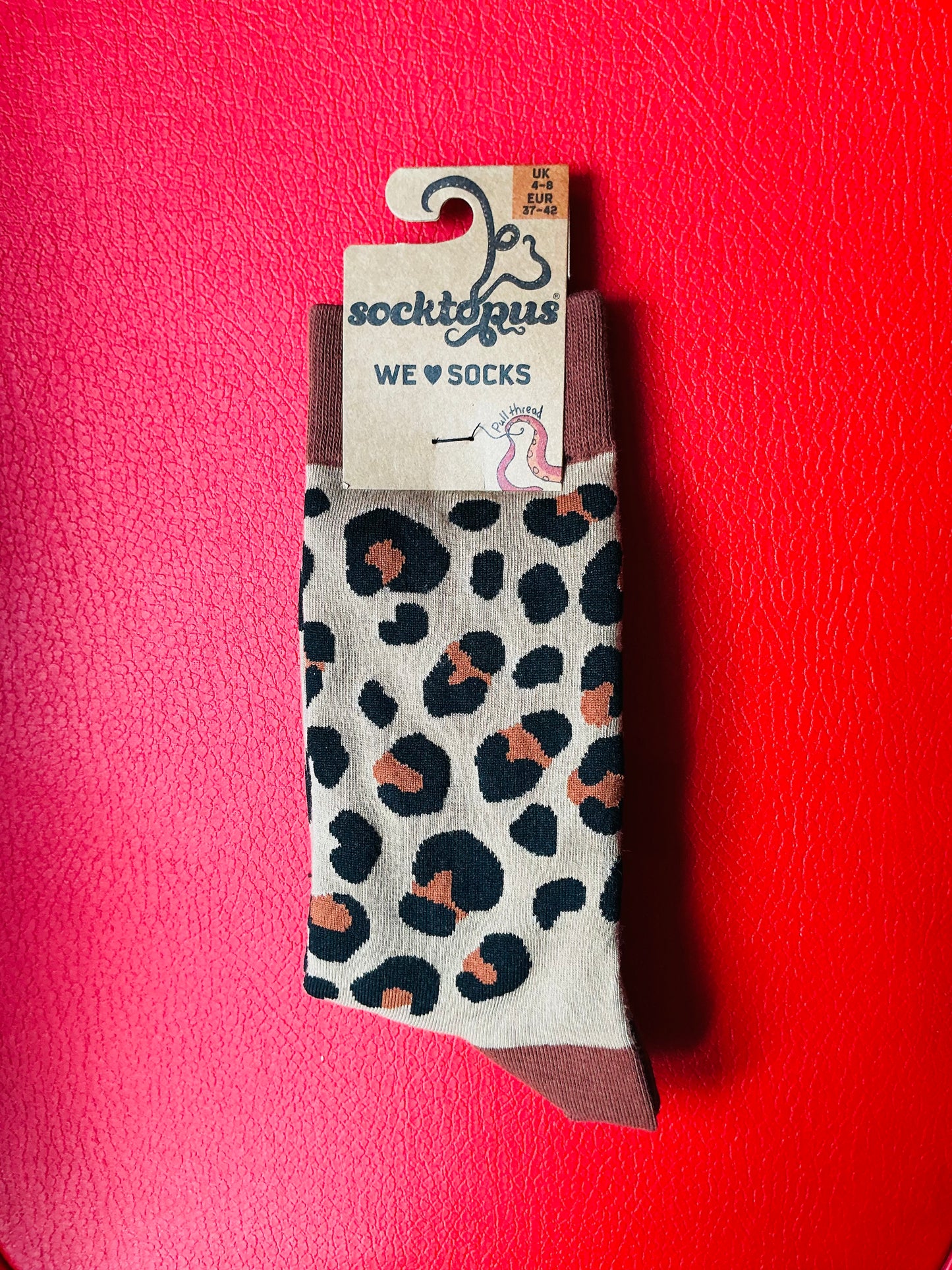 Socktopus Leopard Print Socks