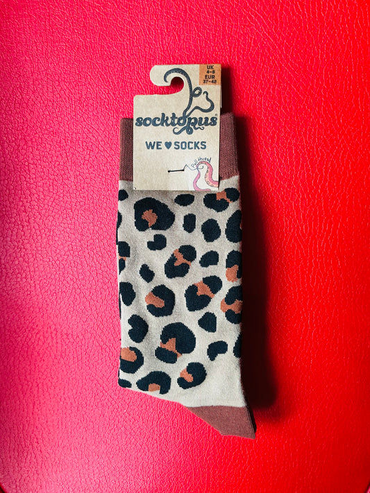 Socktopus Leopard Print Socks